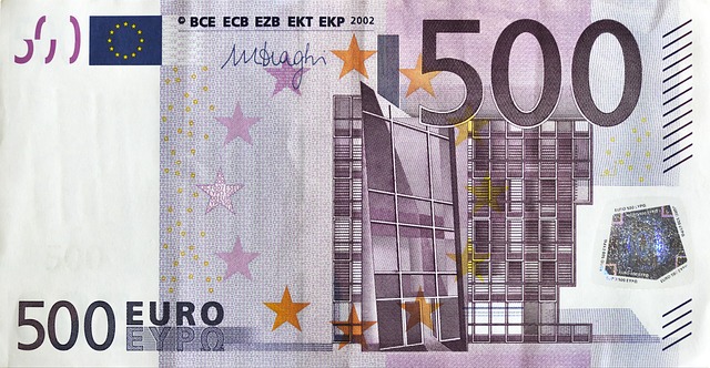 euro bankovka
