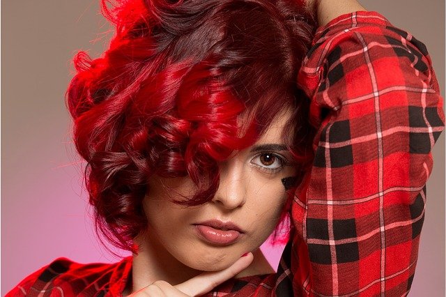 červené vlasy